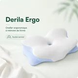 Derila Ergo, oreiller ergonomique à mémoire de forme