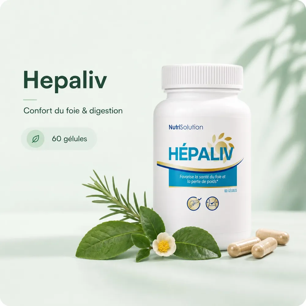 Hepaliv, confort du foie & digestion (60 gélules)