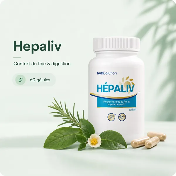 Hepaliv, confort du foie & digestion (60 gélules)