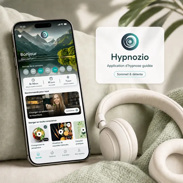 Hypnozio, application d'hypnose guidée pour le sommeil et la détente