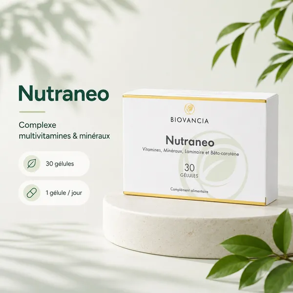 Nutraneo, complexe multivitamines et minéraux (30 gélules)