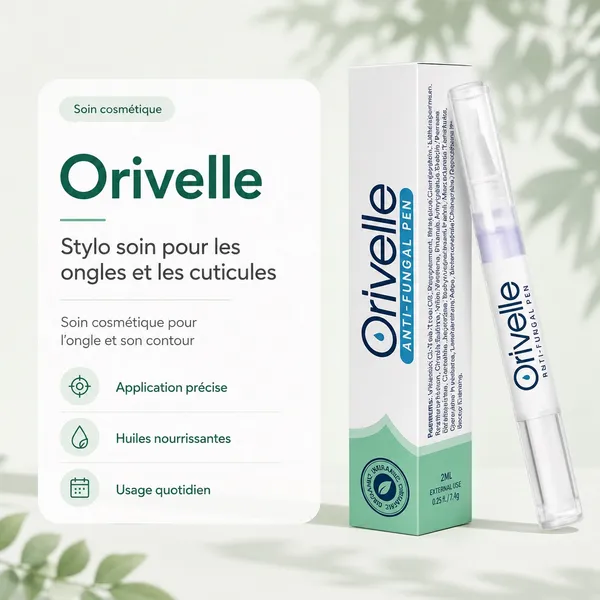Orivelle, stylo de soin pour les ongles et les cuticules
